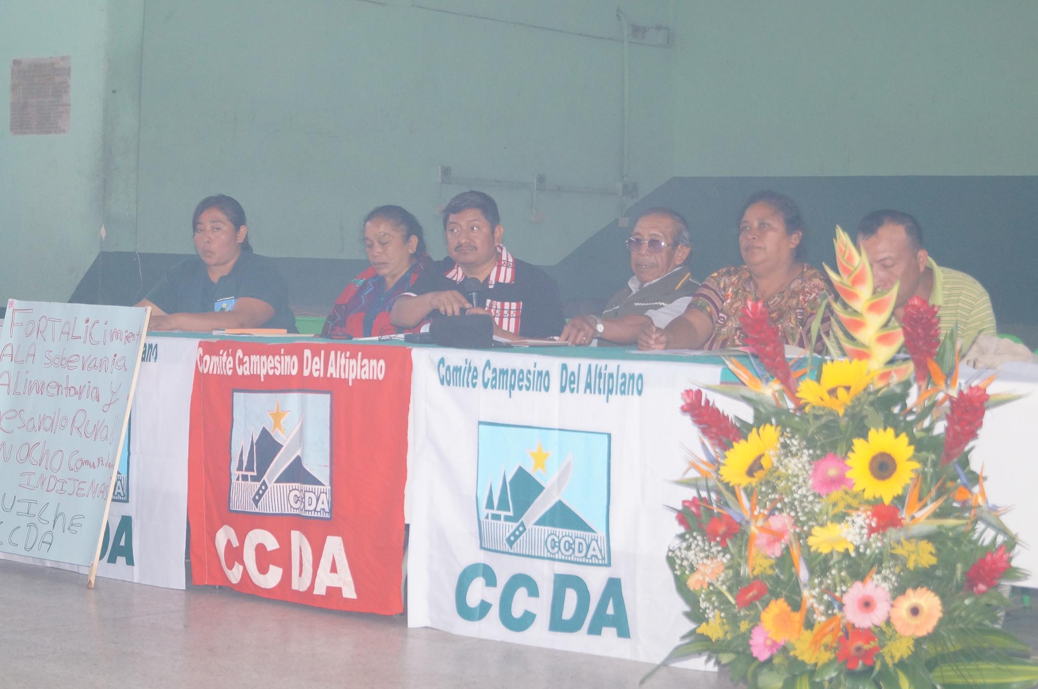 COMUNICADO DEL CCDA – 2014: SOBERANÍA ALIMENTARIA, JUSTICIA AGRARIA Y VIDA DIGNA 32 años de lucha y resistencia